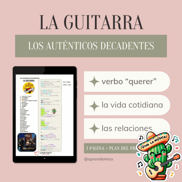 La guitarra (Los Auténticos Decadentes)