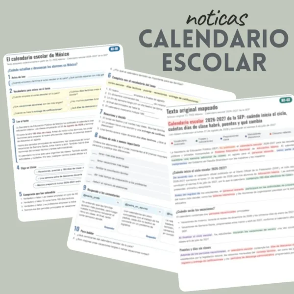 [TEXTO] El calendario escolar de Mexico